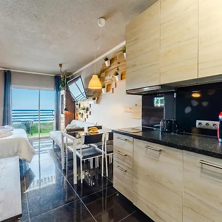 Elegant Beachfront With Balcony & Ocean View In Playa Paraiso Адехе
