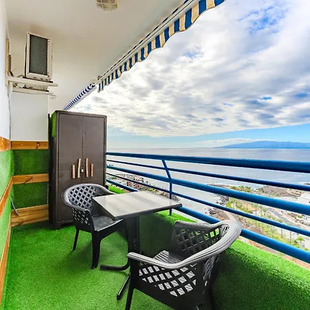 Elegant Beachfront With Balcony & Ocean View In Playa Paraiso Apartament Costa Adeje (Tenerife)