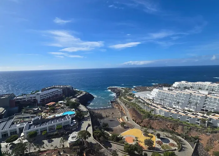 Elegant Beachfront With Balcony & Ocean View In Playa Paraiso Apartament Costa Adeje (Tenerife)